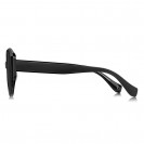 Women's Elegant Round Polarized Sunglasses (Gloss Black)