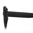 Women's Elegant Round Polarized Sunglasses (Gloss Black)