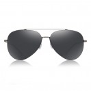 Classic Aviator Polarized Sunglasses Unisex (Matte Black)