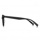 Fashion Square Polarized Sunglasses for Men and Women (Gloss Black)