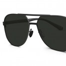 Classic Polarized Sunglasses for Men and Women (Matte Black)